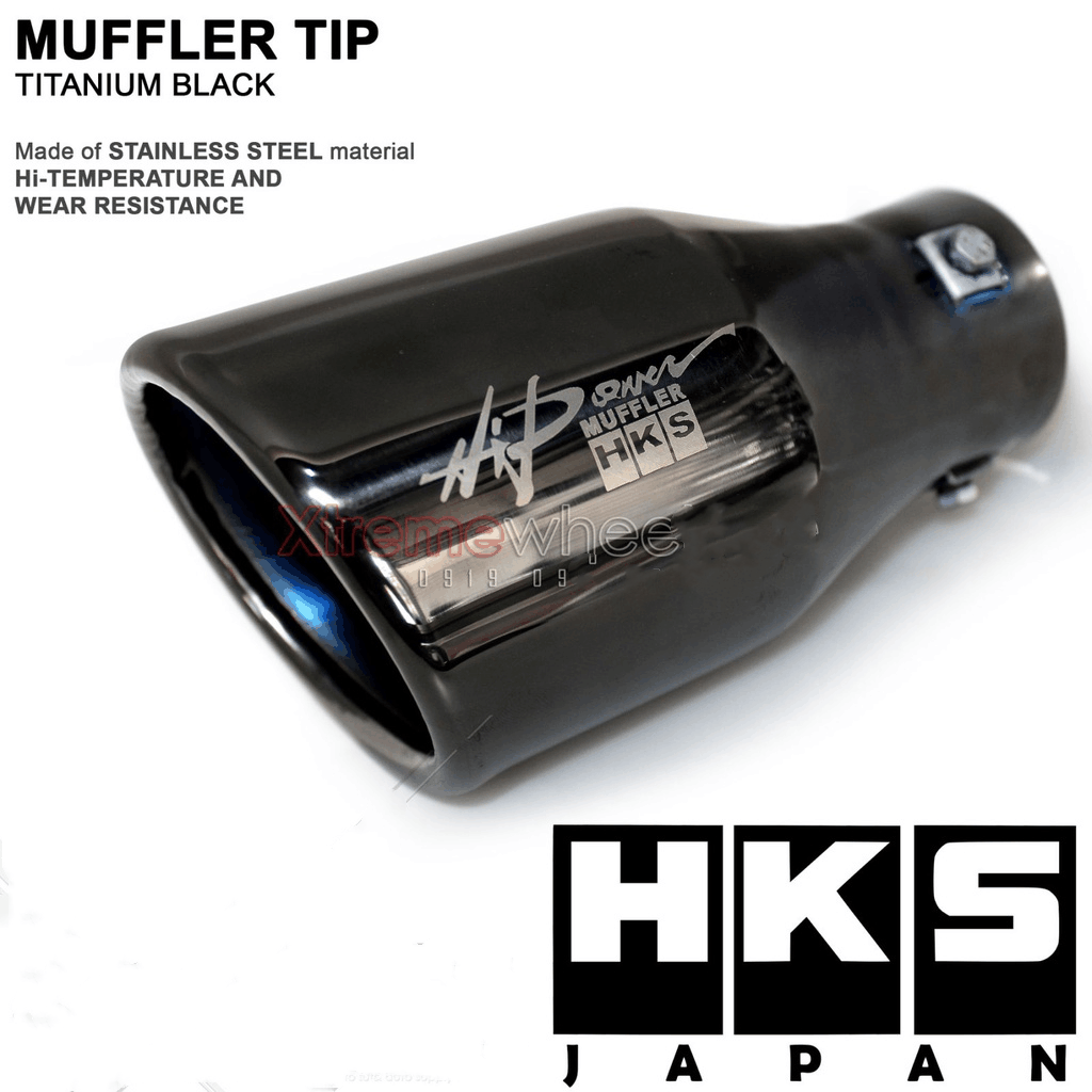 Double Wall HKS JAPAN ORIGINAL BURN TIP FOR SUV AND PICK UP MUFFLER
