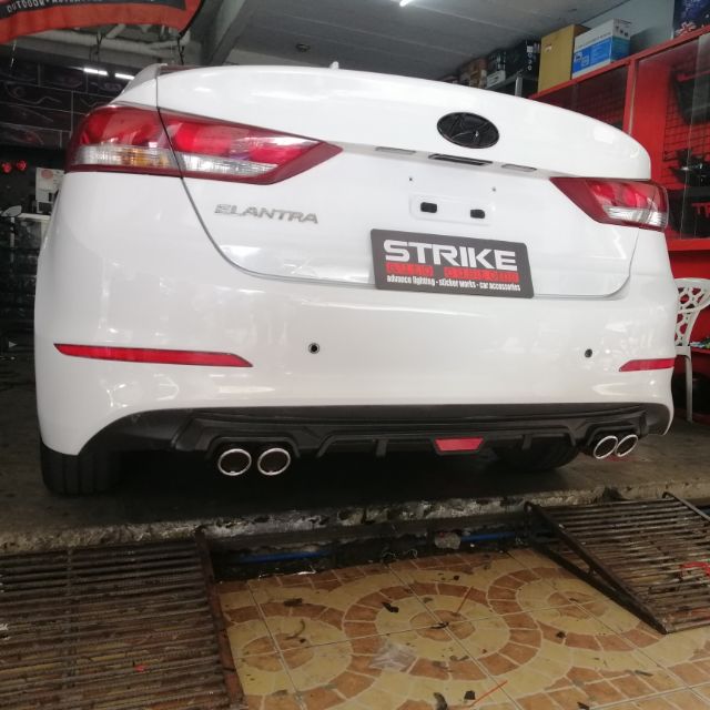 Hyundai Elantra Rear Bumper Diffuser Lazada PH