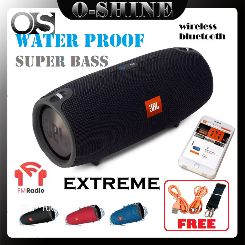 JBL XTREME Big Bluetooth Splashproof Portable Wireless Speaker Extreme Waterproof speaker | Lazada