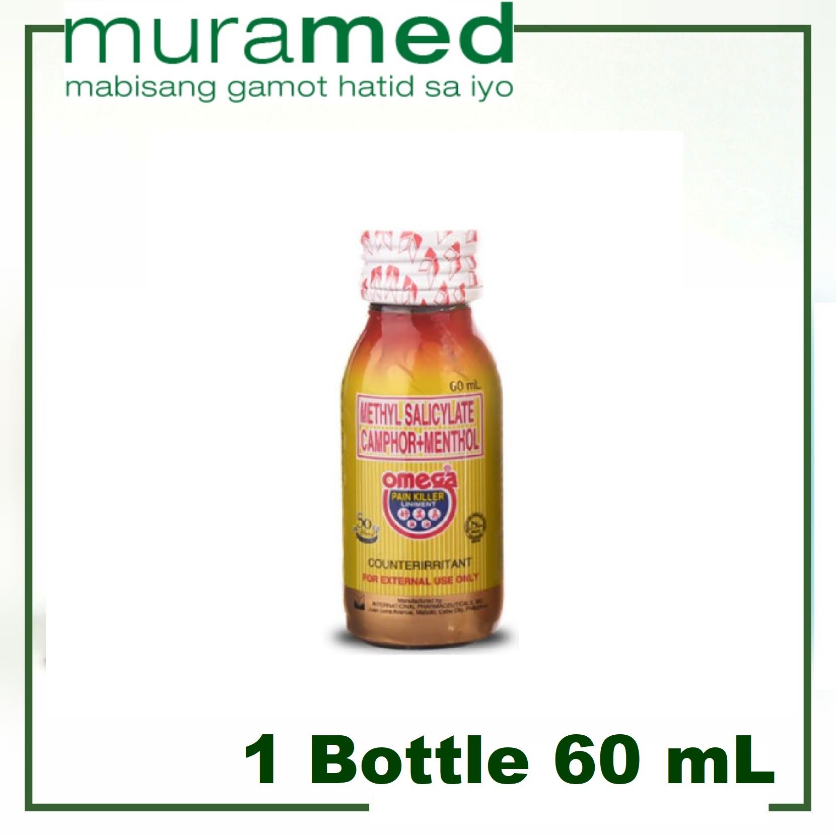 Omega Pain Killer Liniment 60 mL Lazada PH