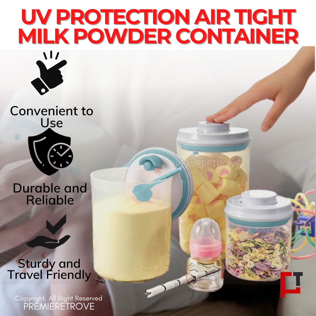 UV Protection Air Tight Milk Powder Container Leakproof BPA-Free