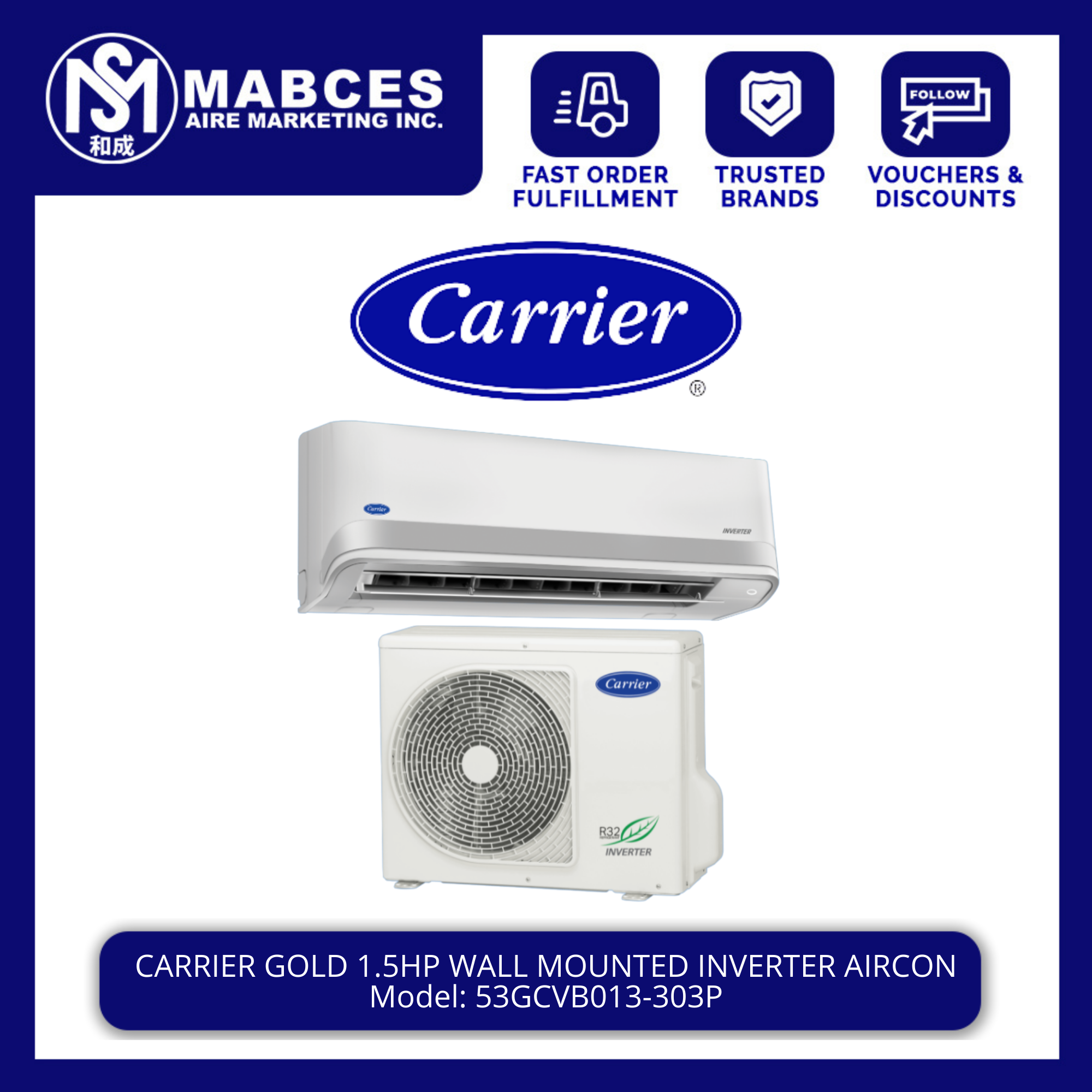 carrier 38gcvbe013 303p