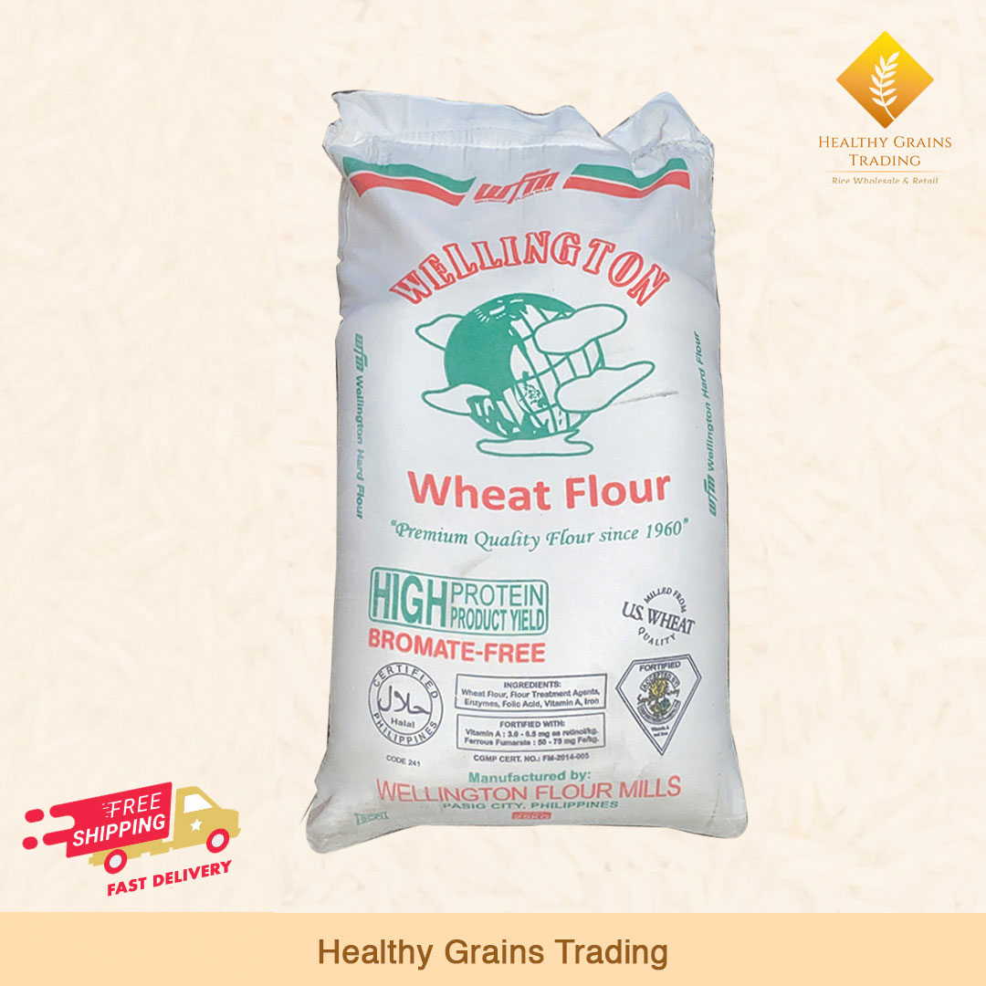 Wellington Wheat (Bread) Flour 25kg (First Class) (Metro Manila LZD SDD