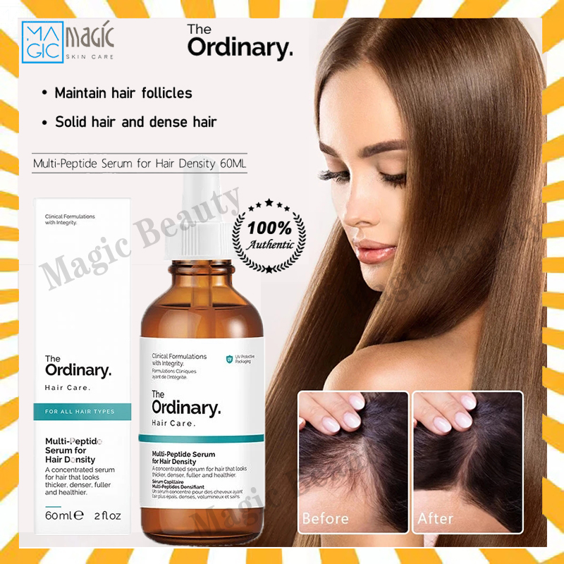 The Ordinary Multi-Peptide Serum For Hair Density Hair Health Growth  Activates Hair Follicles Promotes Collagen Hair Care 60ml | Lazada PH