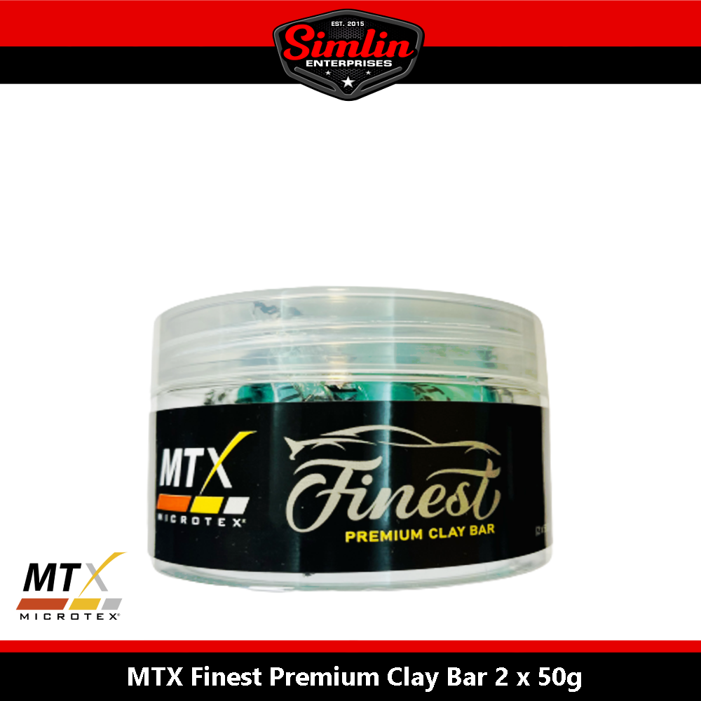 Microtex MTX Detailing Cleaner Clay Bar PREMIUM 100g (2 x 50g) | Lazada PH