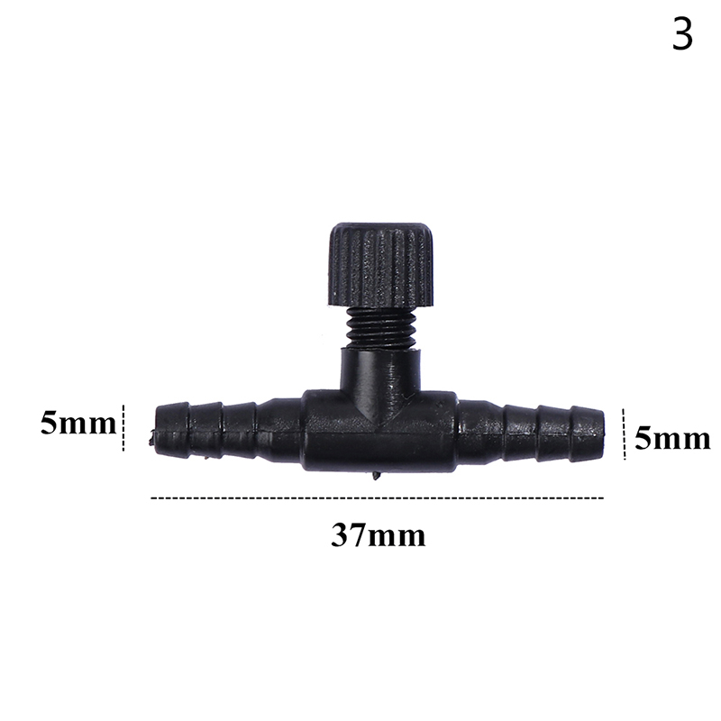 UNIKI 5pcs Tank Volume Control Oxygen Valve Aquarium Air Regulator Flow
