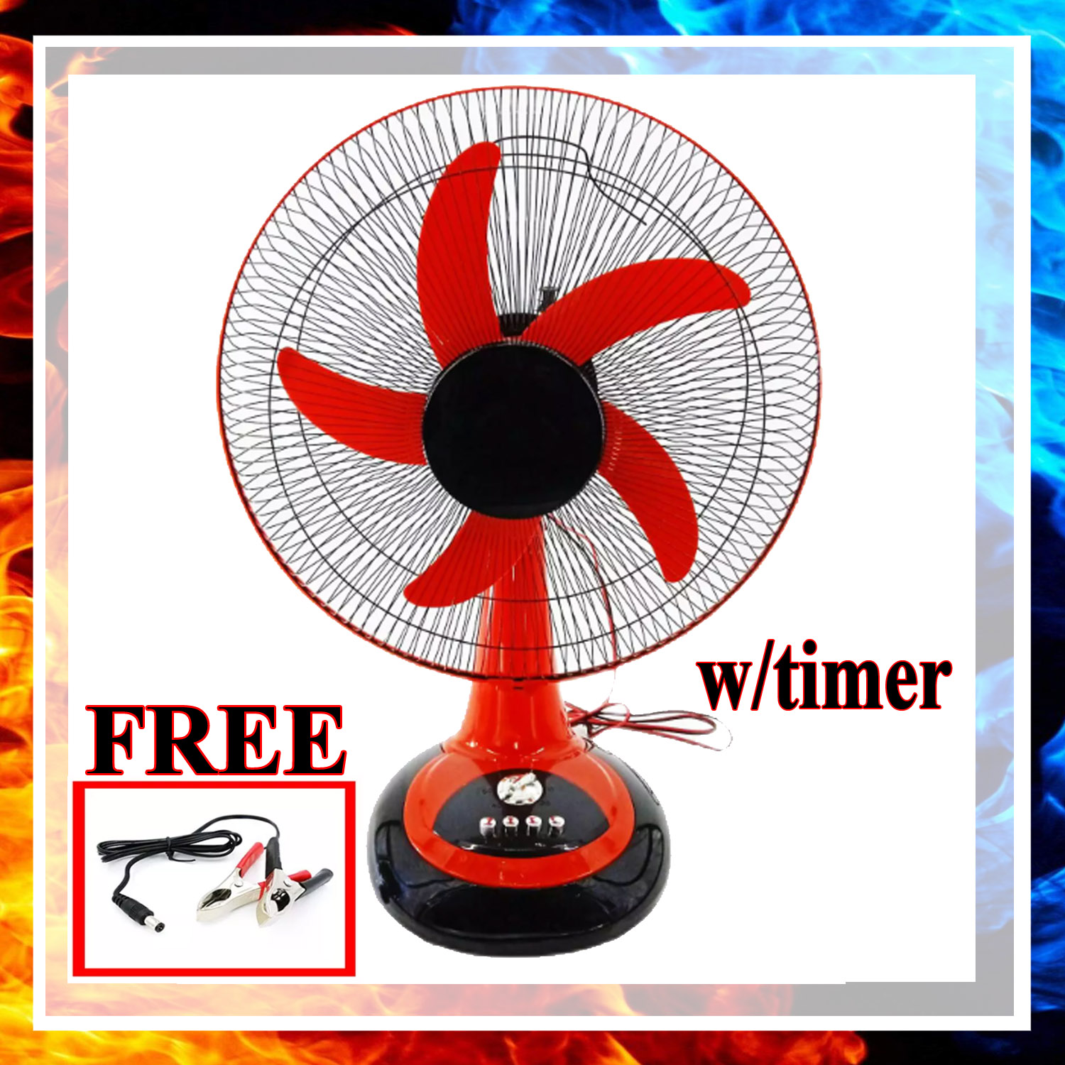 Solar Desk Fan 12volts / 12v DC Fans / 12v Solar Fan / 16 inches Solar