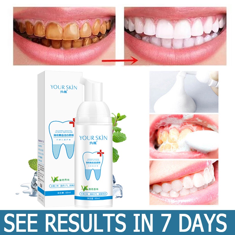 Original Teeth Whitening Mousse Toothpaste Cleansing Teeth Mousse 