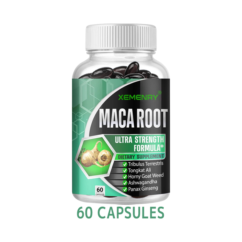 Maca Root Capsules 10/30/60120 Vegan Capsules High Strength Maca