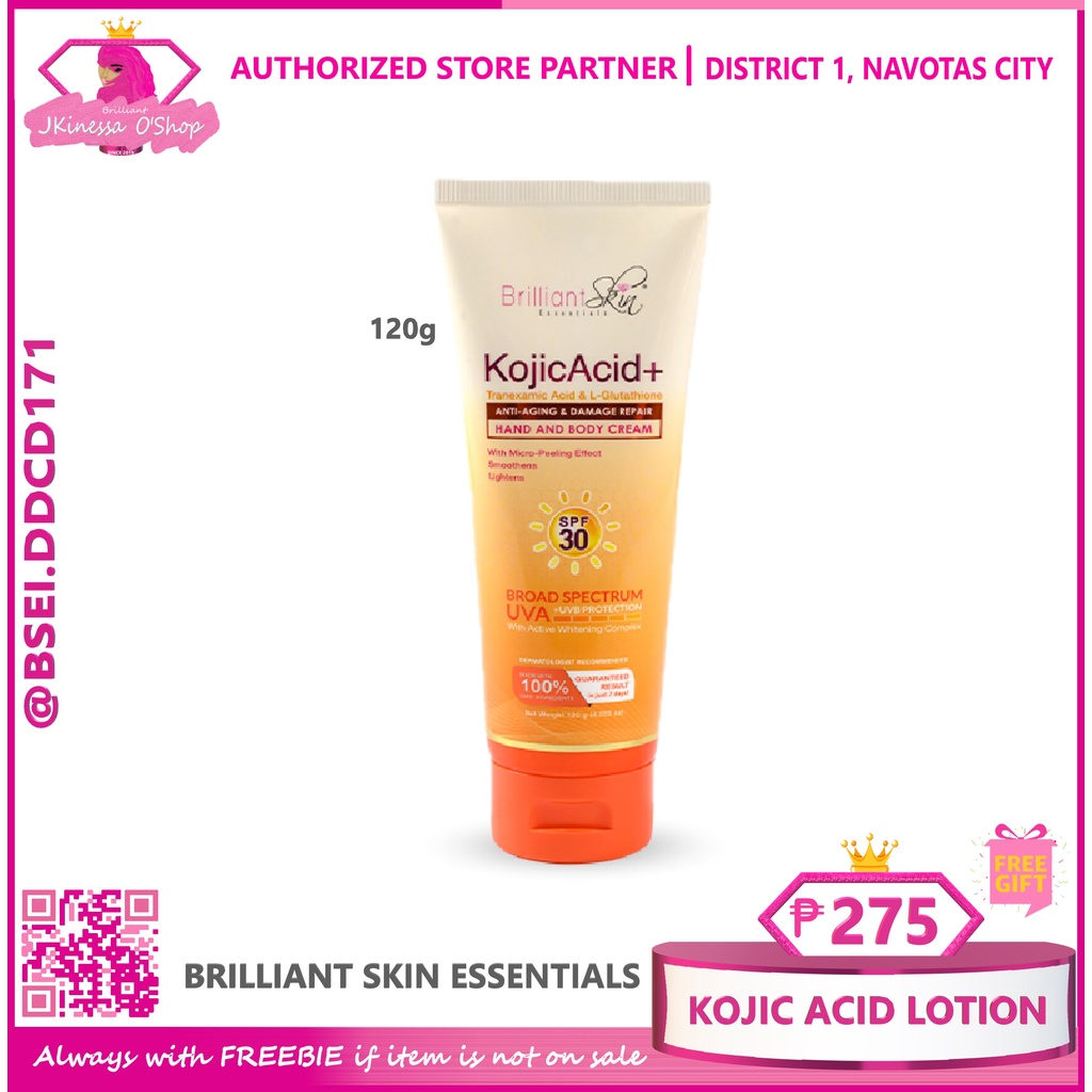 BSE KOJIC LOTION (Kojic Acid+Tranexamic Acid+LGlutathione Hand & Body