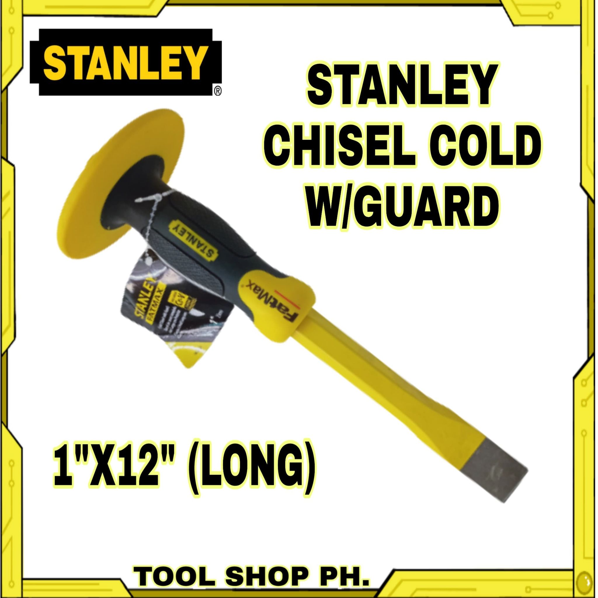 Stanley 1 IN X 12 IN FATMAX® COLD CHISEL WITH GUARD 16-332 | Lazada PH