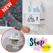 Toilet Shelf Organizer - Wall Mounted Bathroom Storage (Brand: Optional)