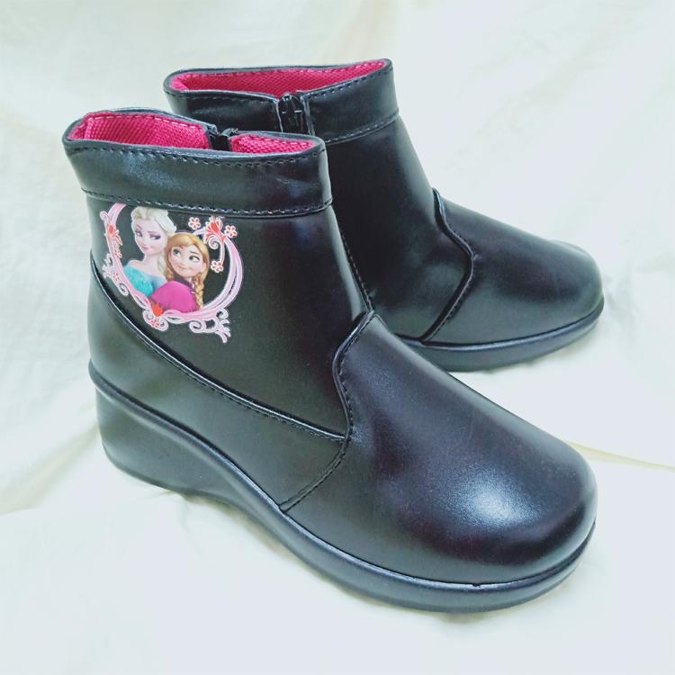 girls leather school boots