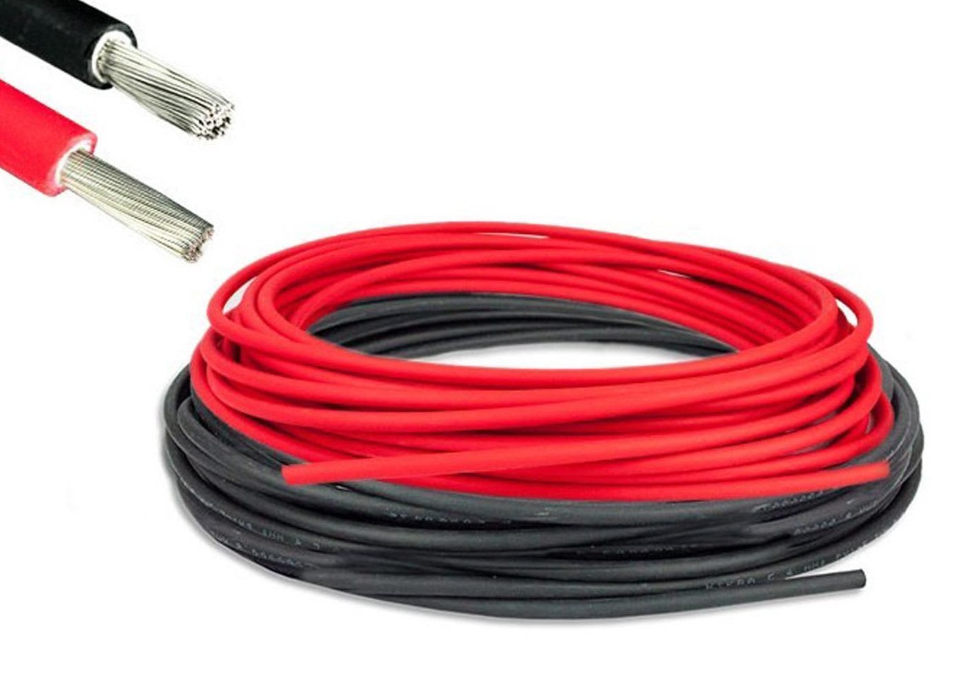 Kenbrook Solar 6mm DC Wire 20 Meters (10M Red + 10M Black) (Wire Only)