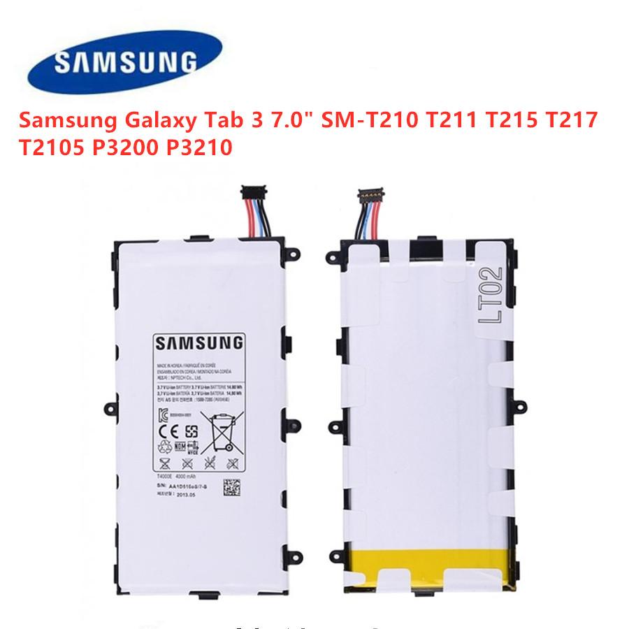 negeren kom Blind Samsung Tablet Battery For Samsung Galaxy Tab 3 7.0 SM-T210 T211 T215 T217  (4000Mah) | Lazada PH