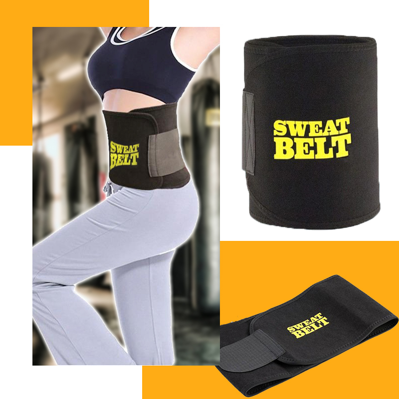 Hot Shaper Belly Fat Burner Tummy Trimmer Slimming sweat Belt Hot slim Belt  for Women and