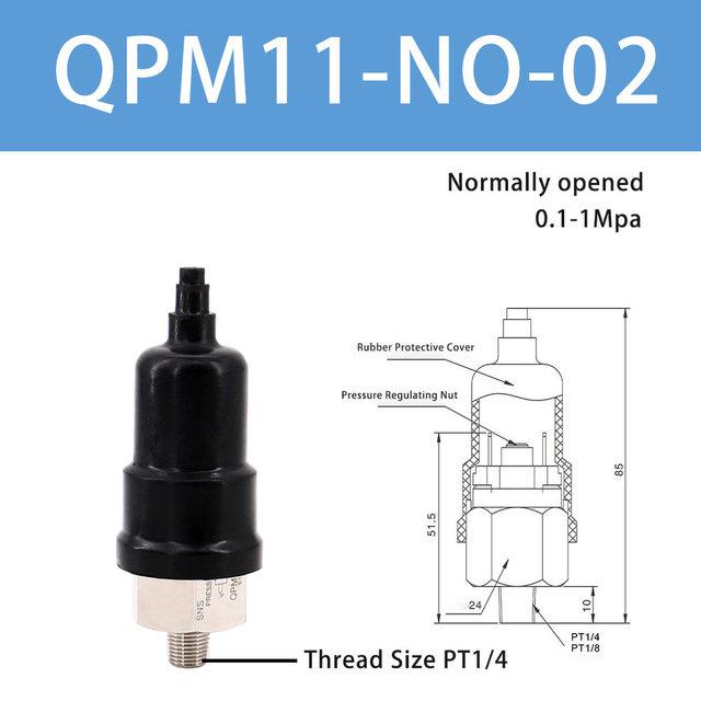 QPM11 QPM11NO01 02 QPM11NC01 02 Adjustable Pneumatic Air Pressure