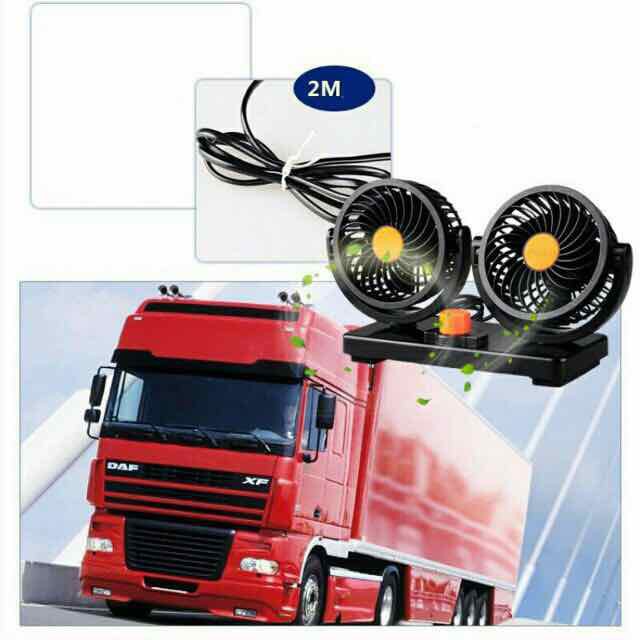 Vehicle fan double headed fanJR-009 | Lazada PH