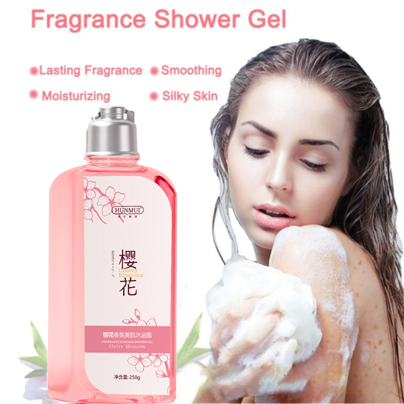 250ML Original Japanese Cherry Blossom Perfume Shower Gel whitening