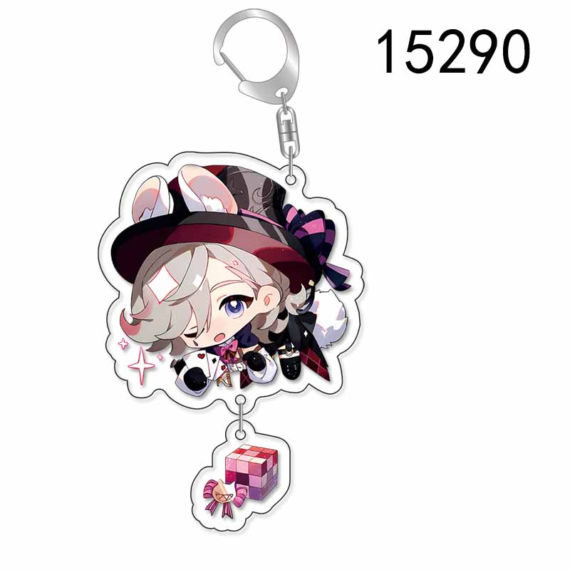 【NAMI】6CM Genshin Impact KeyChains Lyney Charlotte Sigewinne Navia ...