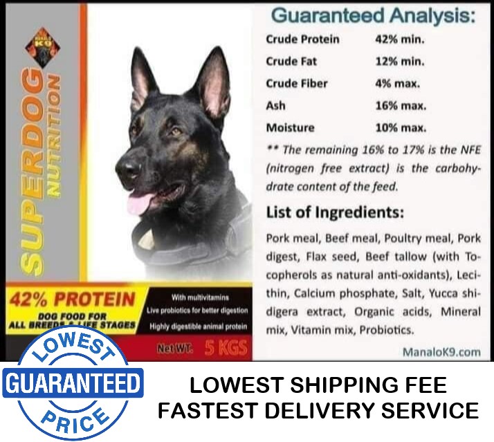 Sdn Dog Food Superdog Nutrition 5kg Freebies Inside Lazada Ph