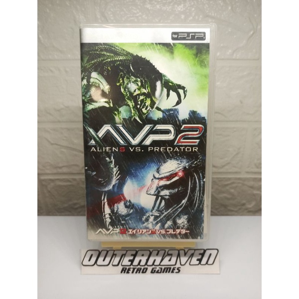 Aliens Vs Predators PSP ARTWORK INSERT ONLY Authentic