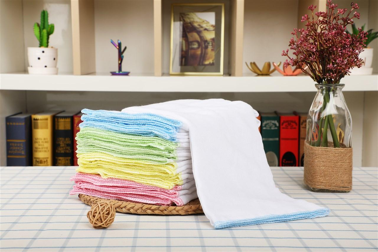 Curity Organic Cloth Gauze Diaper (Lampin Type, 18 x 36 , Colored Edge