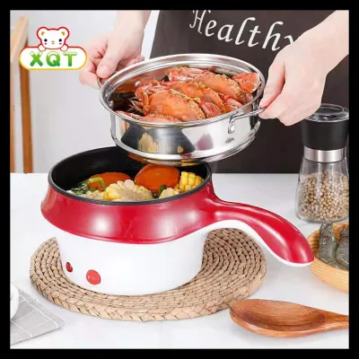 hot Korean 1.5L multifunctional non-stick electric steamer rice cooker frying pan cooking pot-Z028