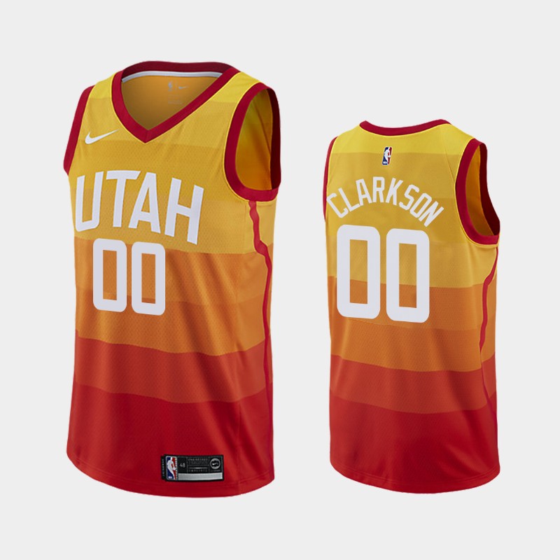 Utah Jazz Clarkson #00 2021-22 City Edition Jersey, Full Sublimation Jersey  W/ Shorts