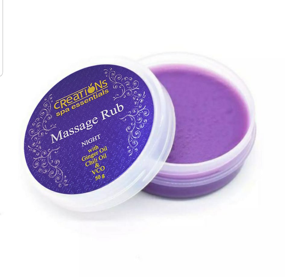 Creations Spa Essentials Massage Rub Sleep 50g Night / Violet