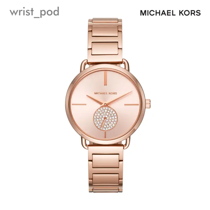 michael kors portia stainless steel watch