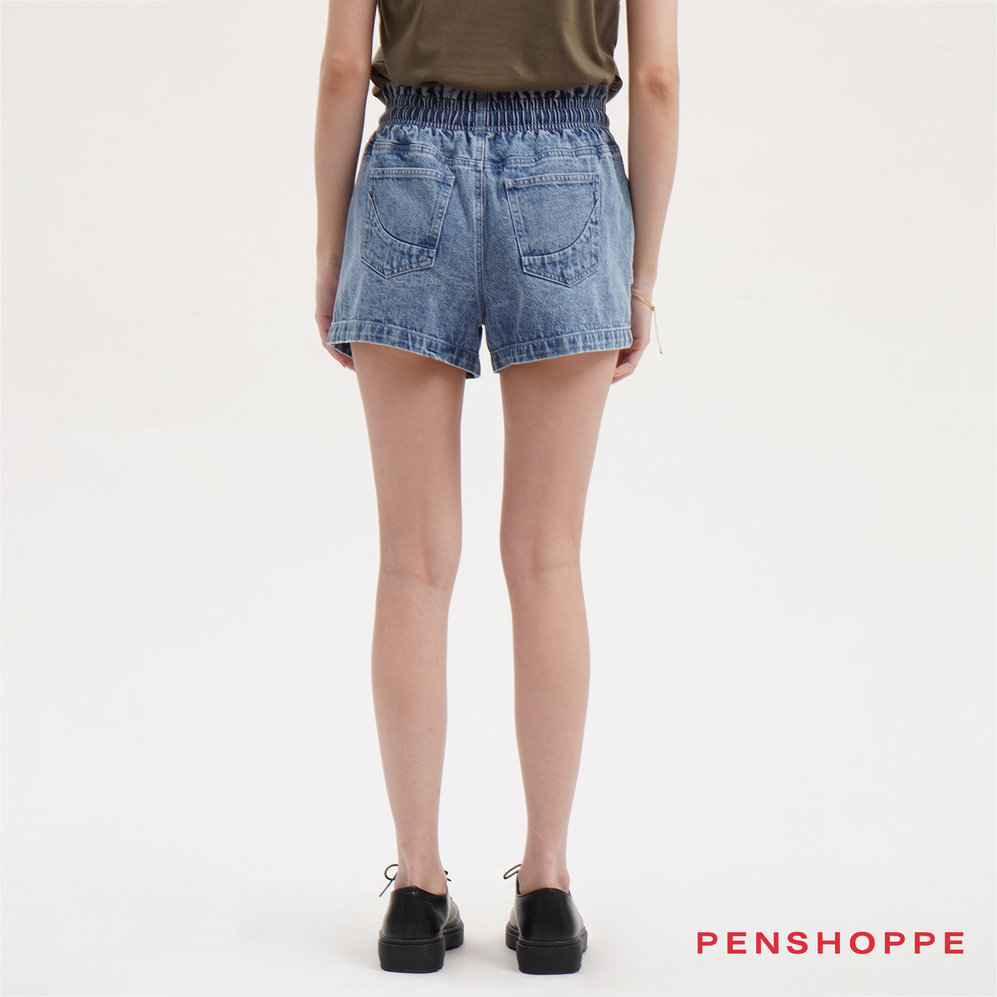 Penshoppe denim shorts outlet for women