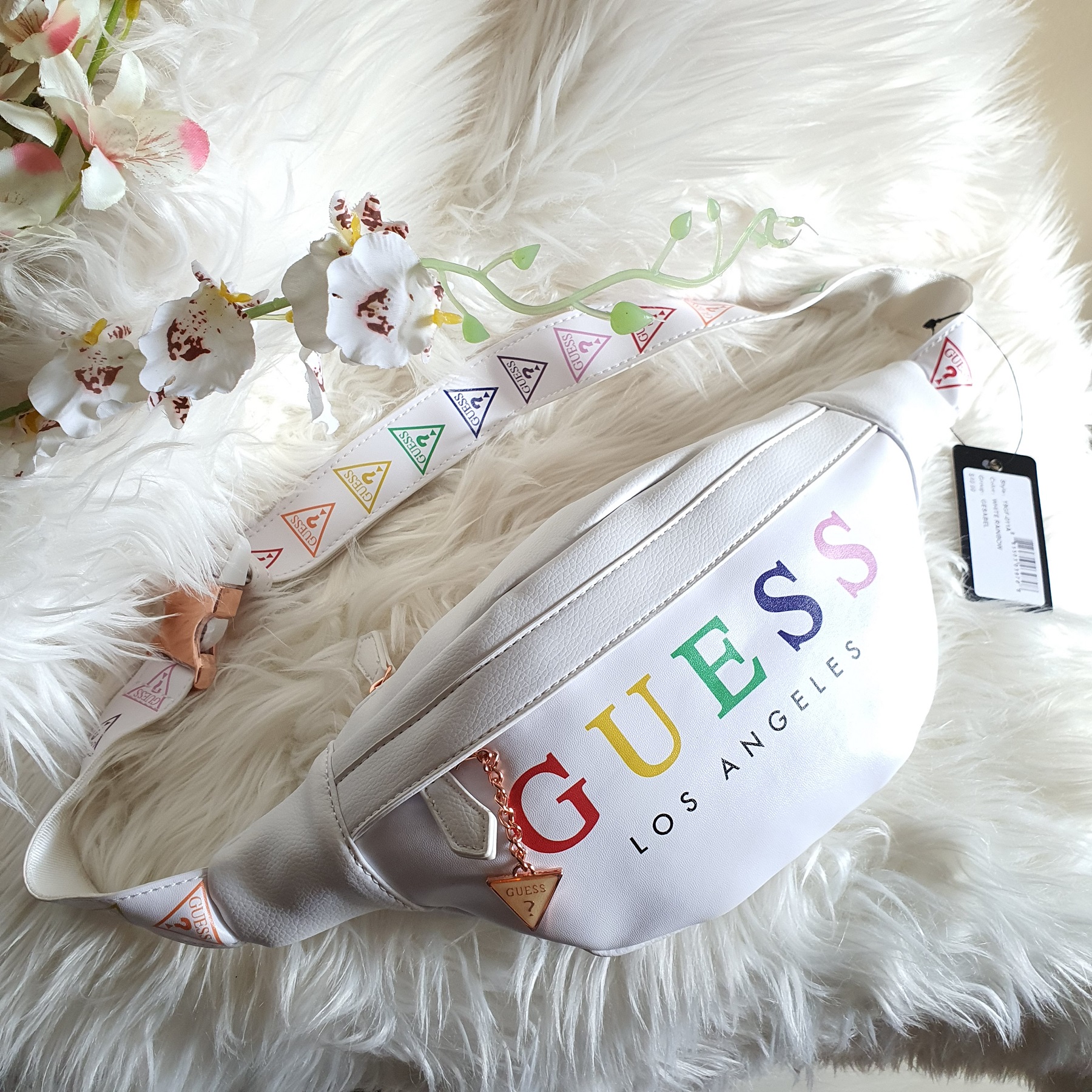 guess gesabel gym fanny pack