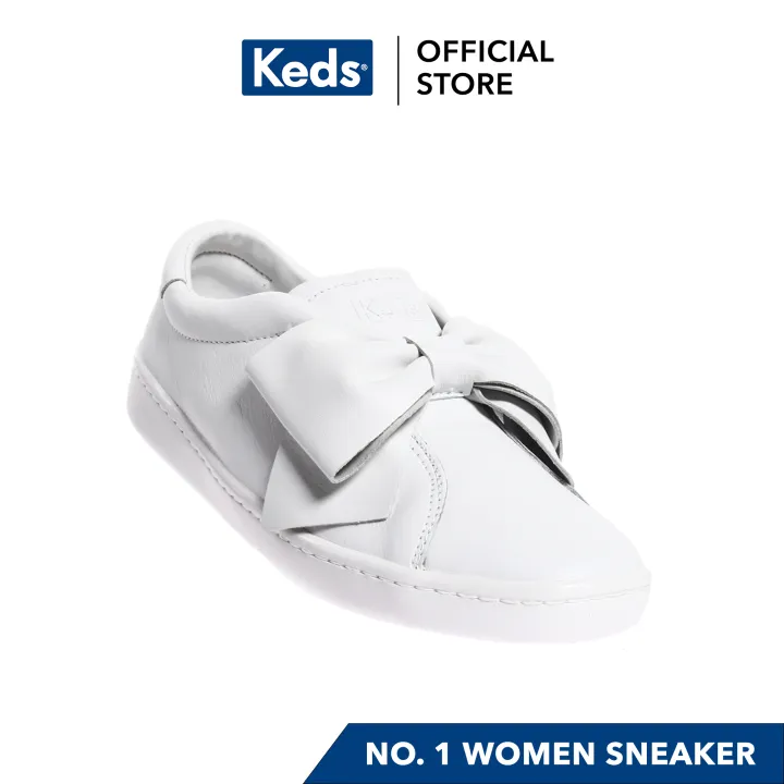 Keds Ace Bow Slip on Leather WH59010 
