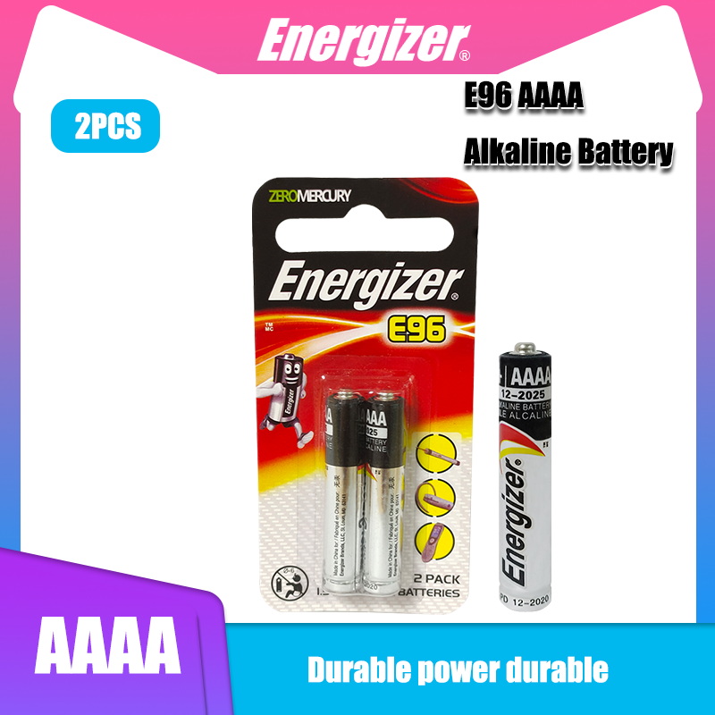 2PCS Energizer AAAA LR61 AM6 Alkaline Battery E96 LR8D425 MN2500 MX2500