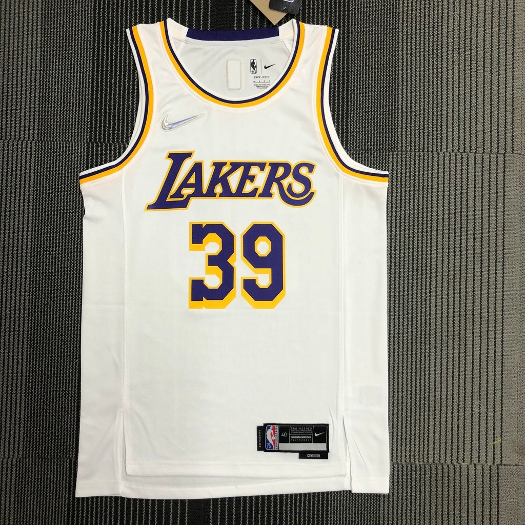 LeBron James Los Angeles Lakers 2021-22 White Jersey with 75th Anniversary  Logos