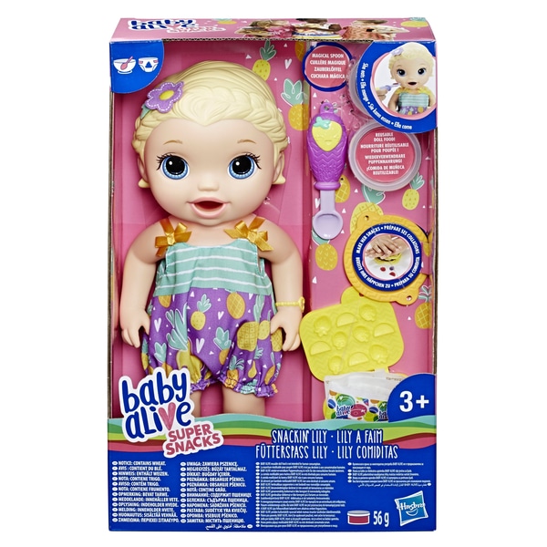 baby alive doll snackin lily