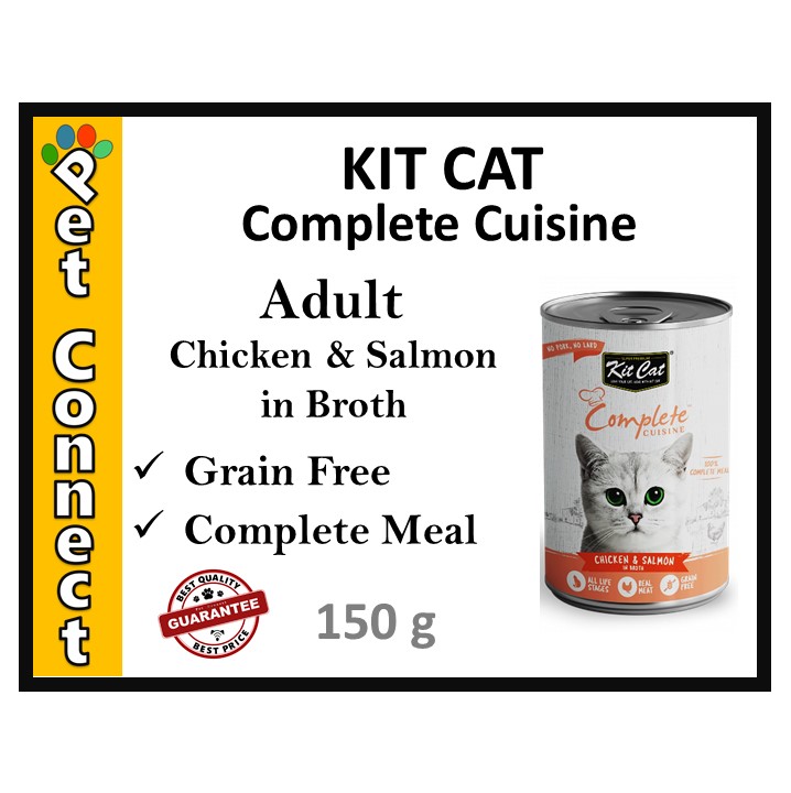 Kit Cat Complete Cuisine Cat Food 150g Canned Meal for Cats Grain Free