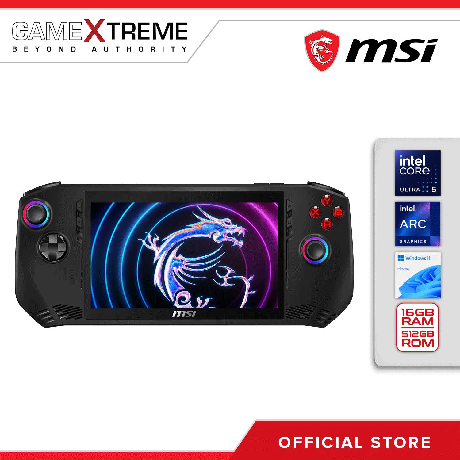 MSI Claw A1M Core Ultra5 135H/16GB/512GB MSI Claw（CoreUltra5 135H