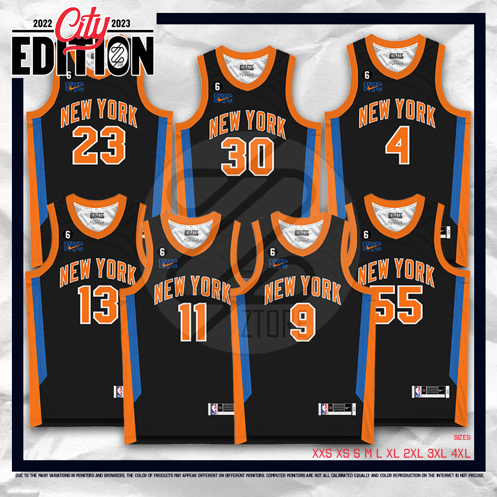 New York Knicks Derrick Rose 2022-23 City Edition Jersey Black