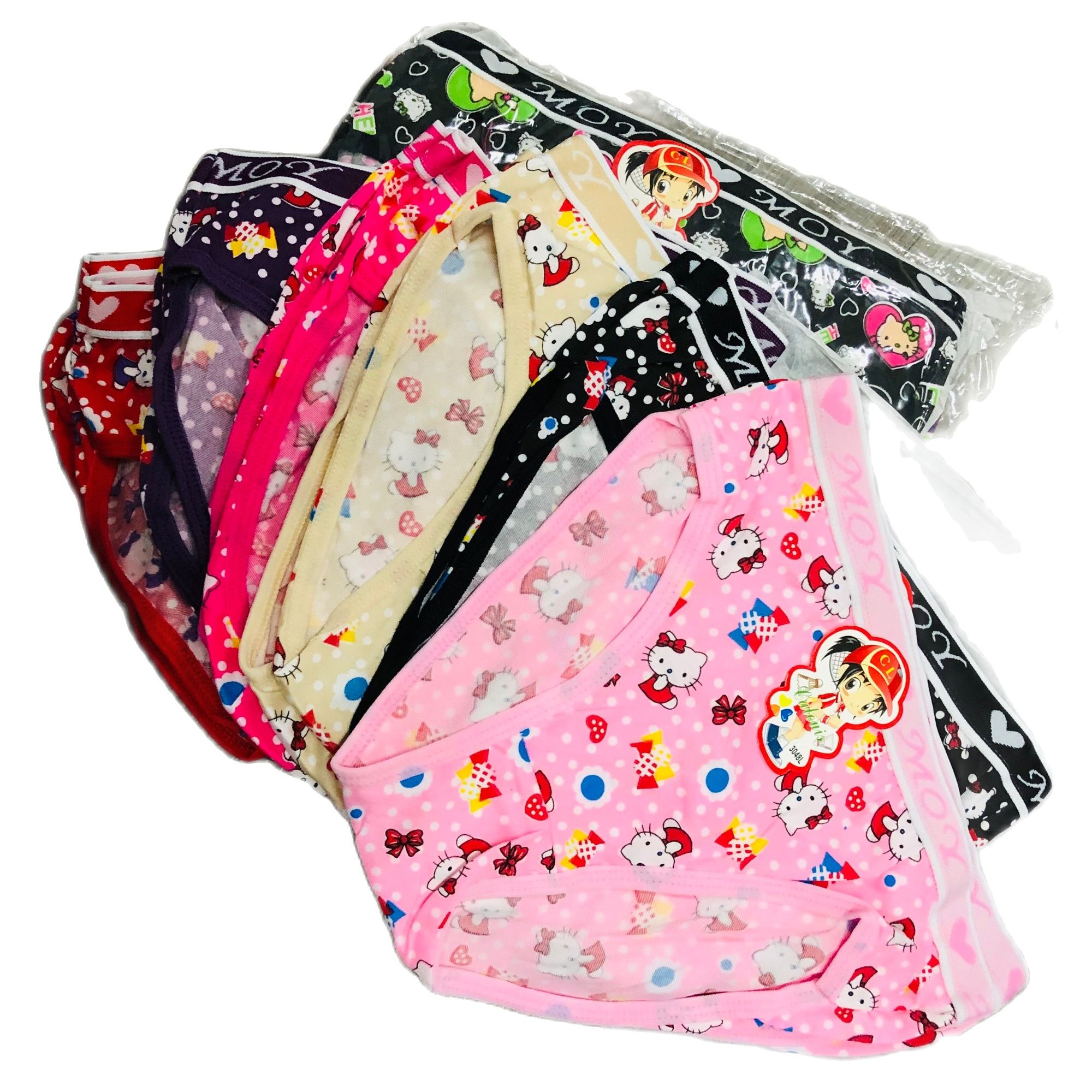 Panty for girl kids 6-9years old 12pcs /pack | Lazada PH