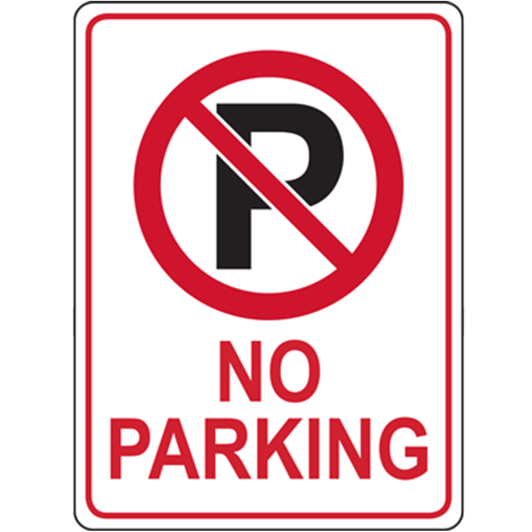 No Parking Laminated Signage Waterproof A4 Size Lazada PH