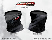 Adriatico Motorcycle Tube Mask " Honda Click 150i Scarf " Half Face
