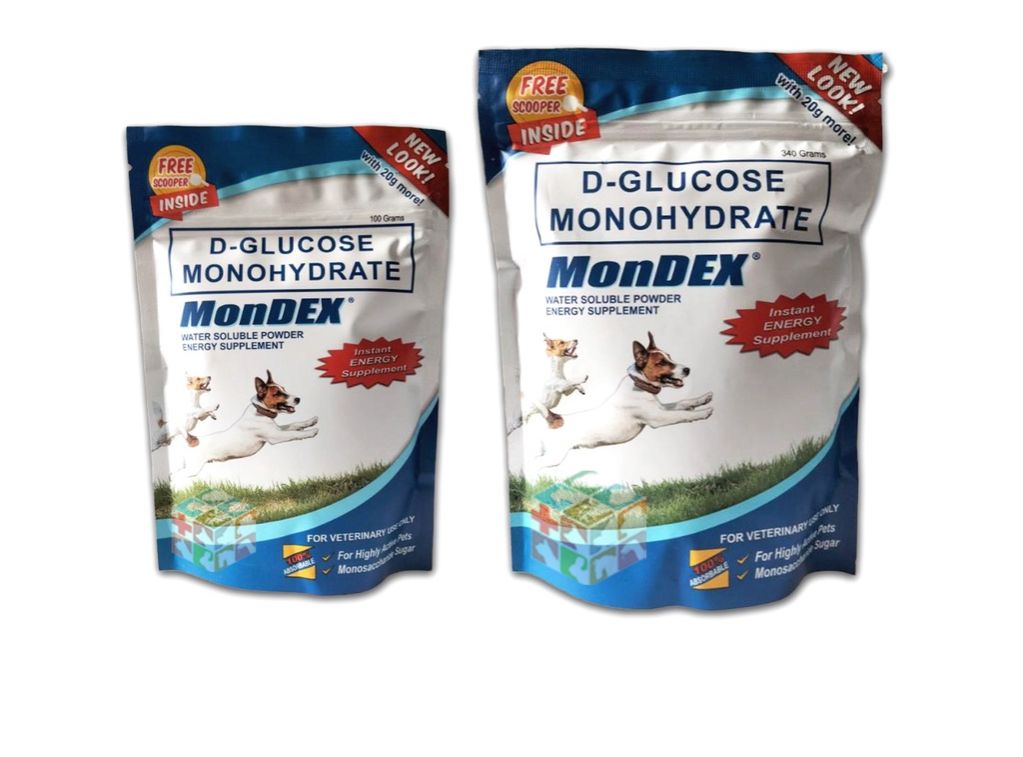 MONDEX D glucose monohydrate 340 grams water soluble powder