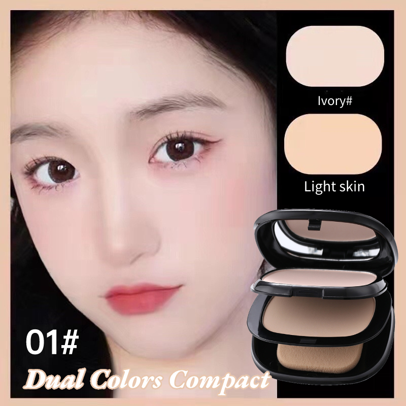 Whitening Pressed Powder Waterproof Powder Commute Oil Control Pressed