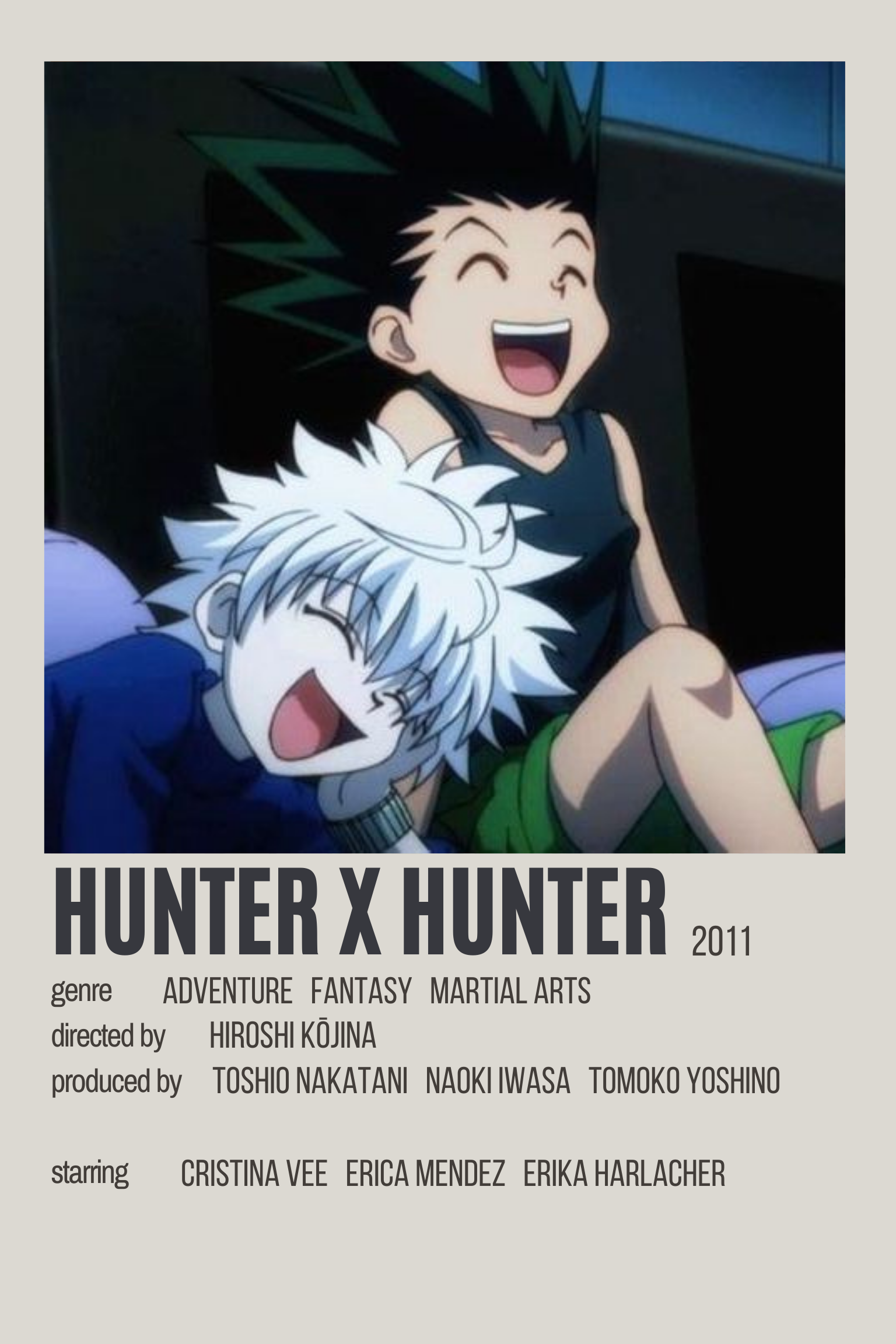 Hunter X Hunter - Anime Posters/ 4 x 6/Gon & Killua/Polaroid Poster/Manga