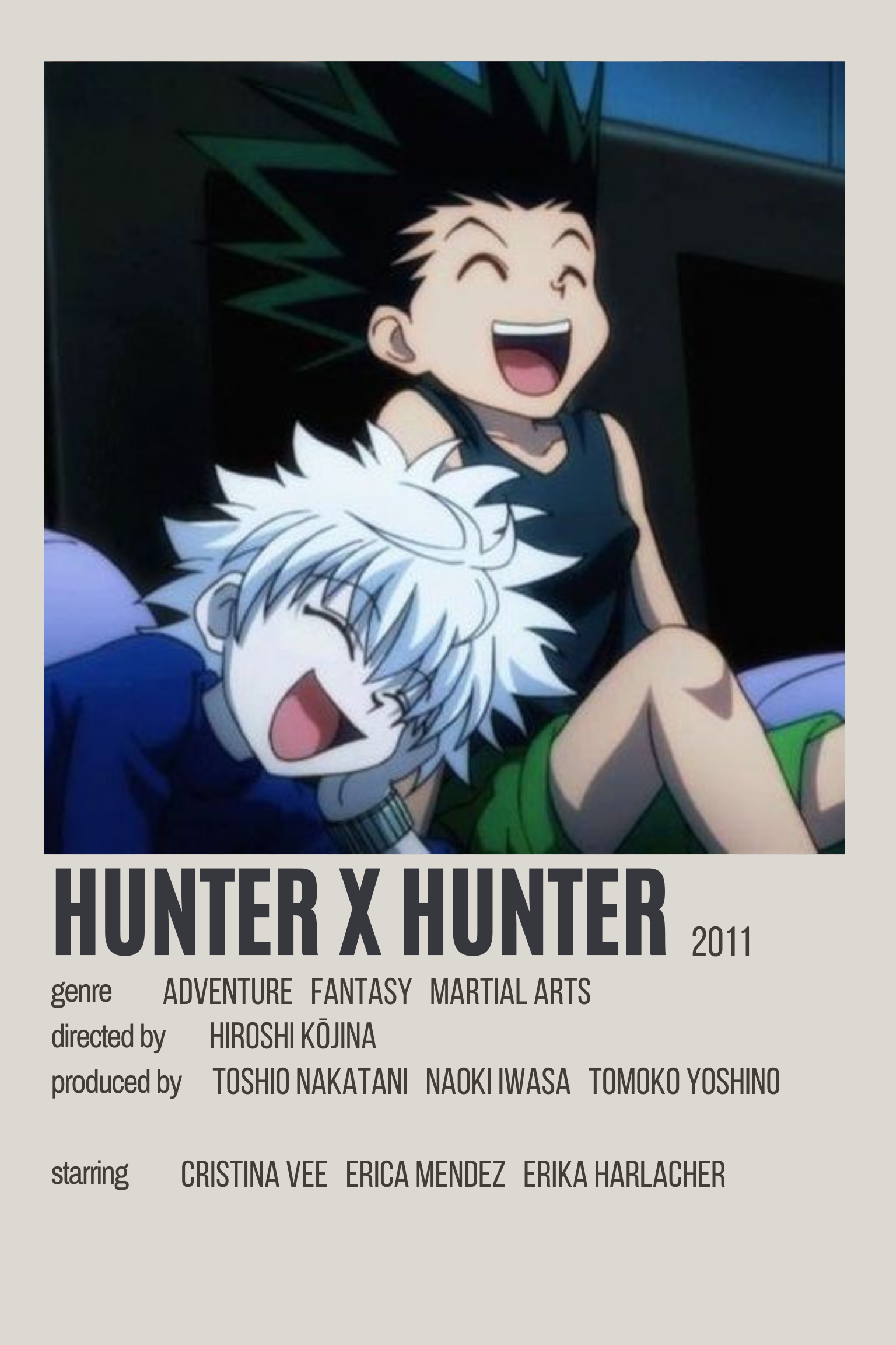 Hunter X Hunter - Anime Posters/ 4 x 6/Gon & Killua/Polaroid