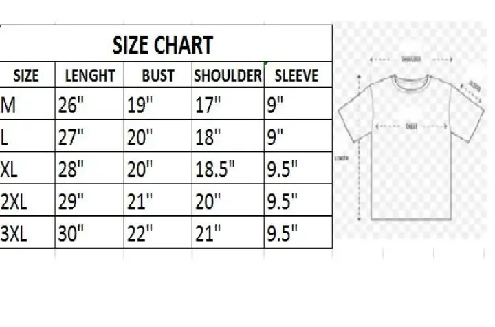 Adidas Mens T Shirt Size Chart