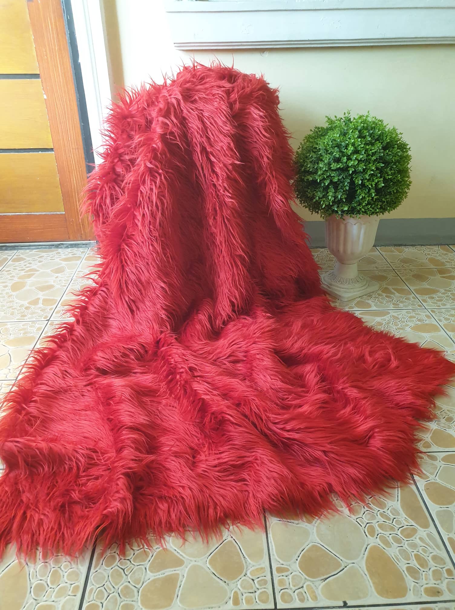 Fur Rug/ faux fur/fur fabric Lazada PH