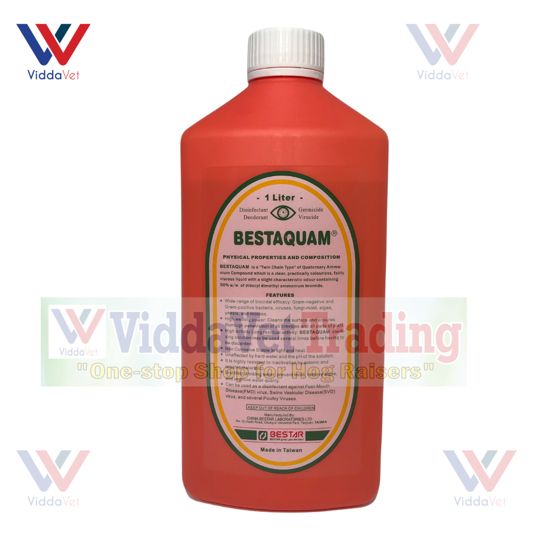 Bestaquam 1 Liter Disinfectant Deodorant Germicide Virucide Anti